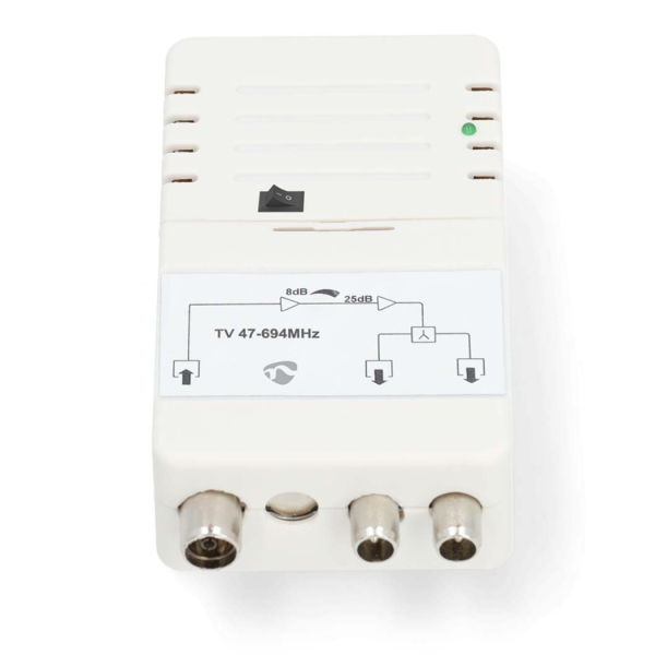 CATV,Antennenverstärker,2,Geräte,regelbar,25dB,FP8IR,Koax