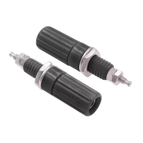 Bananenbuchse, Lautsprecher,Telefonbuchse,Laborbuchse, Buchse, Lautsprecher, Netzgerät, Einbau, 4, mm, schwarz