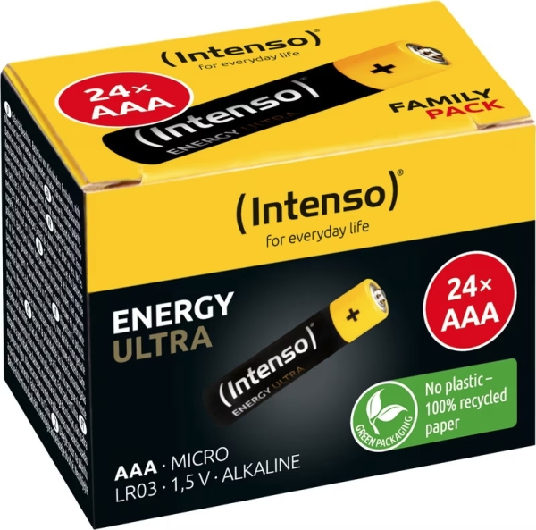 Batterie,AA,Mignon,Intenso,24,Pack,Alkaline,Family,1,5,Volt