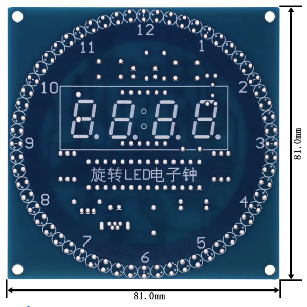 Digitaluhr,Bausatz,Temperatur,LED,Platine,DIY,Elektronik,Löten,Selbstbau