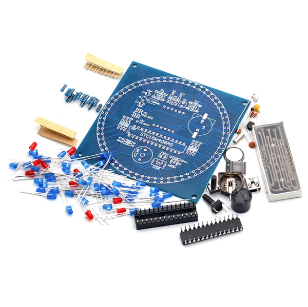 Digitaluhr,Bausatz,Temperatur,LED,Platine,DIY,Elektronik,Löten,Selbstbau