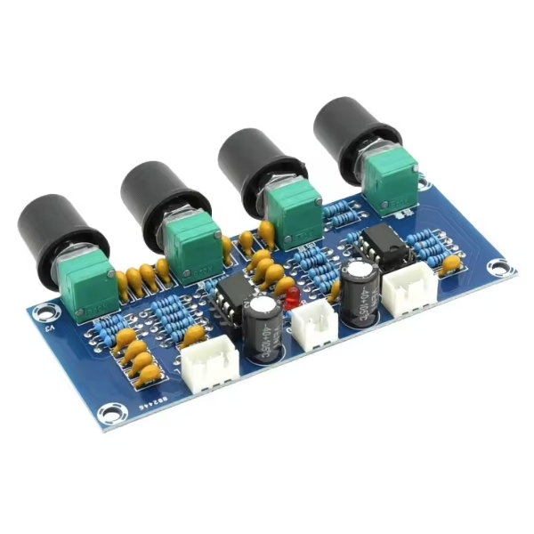 Vorverstärker,Modul,Elektronik,Stereo,Bass,Höhen,Mitten,Selbstbau, Bastler