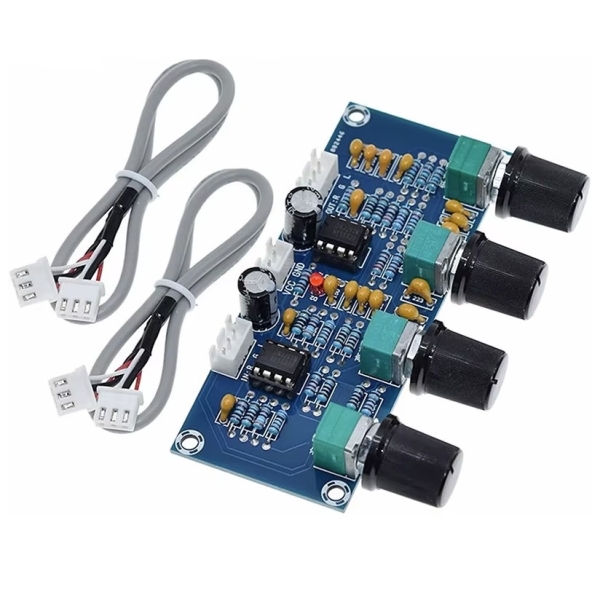 Vorverstärker,Modul,Elektronik,Stereo,Bass,Höhen,Mitten,Selbstbau, Bastler