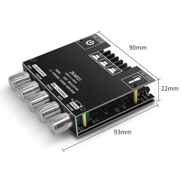 Verstärker,Amplifier,stereo,Modul,Bausatz,Subwoofer,Bluetooth,AUX,HiFi,NF