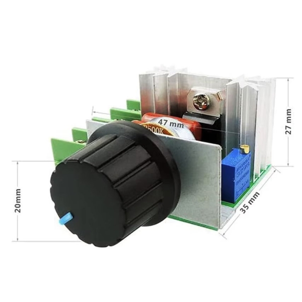 Drehzahlregler,Dimmer,Spannungsregler,Modul,Platine,230,V,2000,W