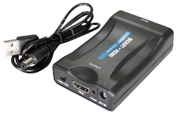 Scart,HDMI,Konverter,Adapter,Upscaler,1080,60,Hz,Umwandler