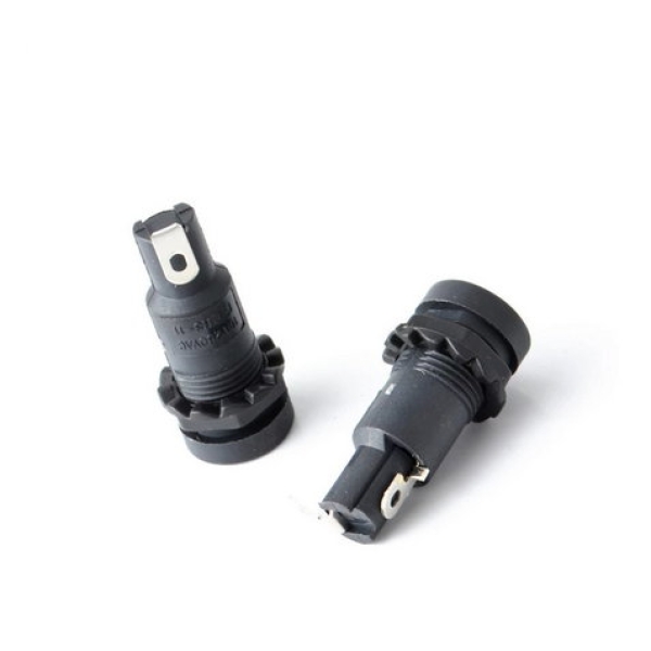 Sicherungshalter Einbau mit Kappe 5x20 mm