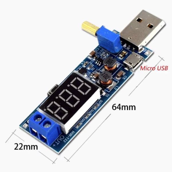 Spannungsmodul,Step-Up,Step-Down,USB,Spannungsregler,erhoehen,vergroessern,Platine
