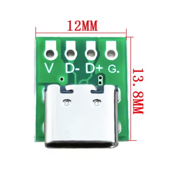 USB-C,Anschluss,Platine,Terminal,mini,16,PIN,Daten,Ladefunktion
