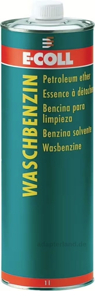 Waschbenzin,e-coll,1,Liter,hochwertig,entfetten,reinigen,Feuerzeugbenzin,Dose