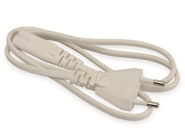 Doppelnut-Kabel weiss