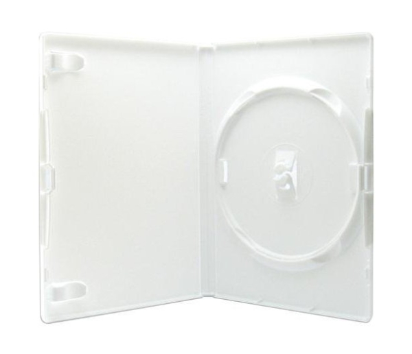 DVD-Hülle / Box weiß f. 1 DVD - Staffelpreise