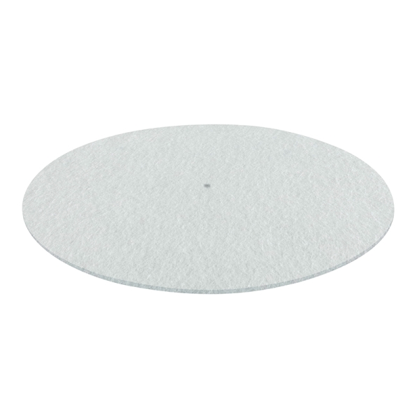 Plattentellerauflage, Slip Mat aus Filz - Dynavox weiss