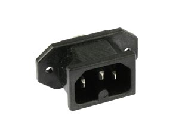 Kaltgeräte Aufbaustecker, Einbau, Anbau