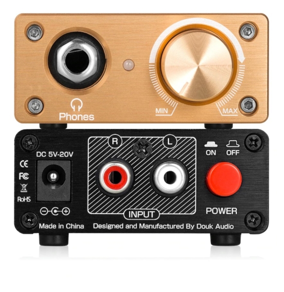 Cinch, Kopfhörerverstärker, Kopfhörer, Verstärker, Douk, Audio, Headphone, Amplifier, Cinch