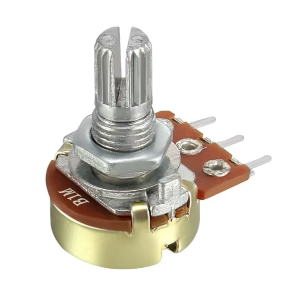 Potentiometer,Poti,500,k,Ohm,linear,klein,Steckachse,6,mm