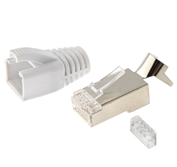 RJ45 Stecker weiss