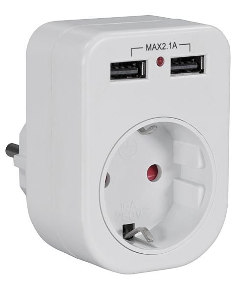 Zwischenstecker mit USB