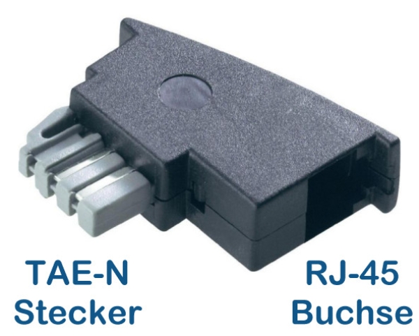 Adapter TAE-N auf RJ-45