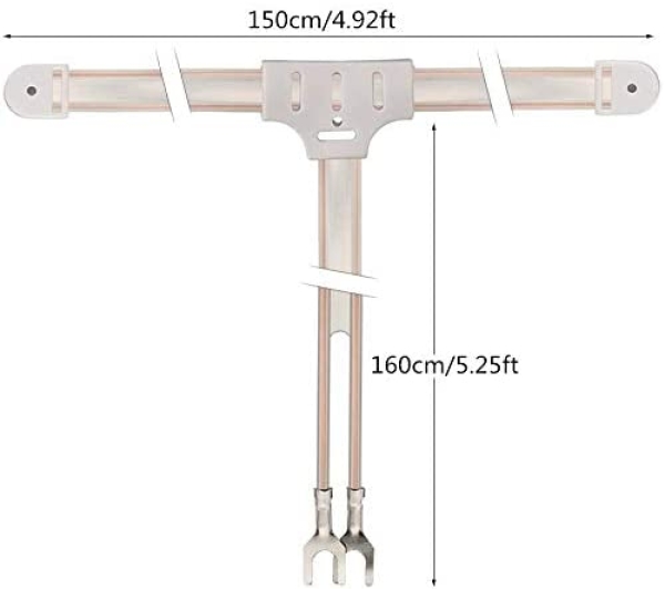 Adapterland - UKW Dipol Wurfantenne mit Kabelschuhen (300 Ohm)