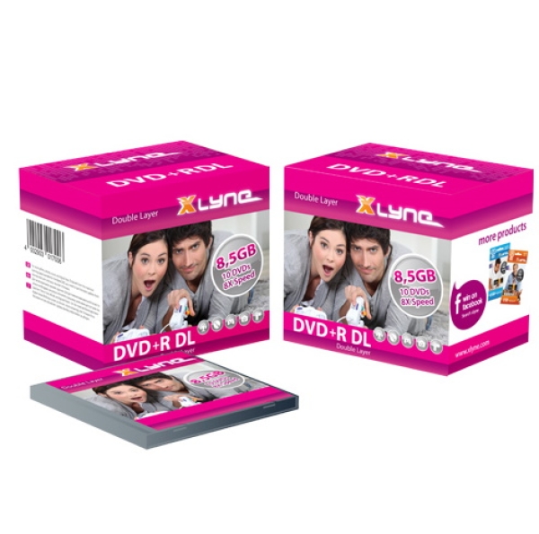 Xlyne DVD Rohling Double Layer 8,5 GB