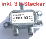 Antenne,Abzweiger,Stich,Leitung,dB,Verteiler,2,Geräte