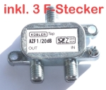 Antenne,Abzweiger,Stich,Leitung,dB,Verteiler,2,Geräte