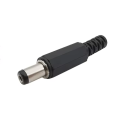 Hohlstecker, 2-polig,kurzer,schaft,DC,knickschutz