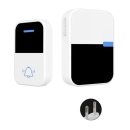 Funktürklingel, Funkklingel, drahtlos, batterielos, optisch, akustisch, Türklingel, Gong