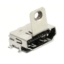 HDMI,Buchse,Einbau,Print,SMD,Metall