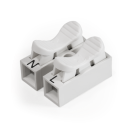 Lüsterklemme,Leuchtenklemme,Lampenklemme,N,L,Wippe,drücken,Druck