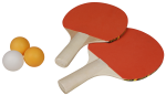 Tischtennis-Set - 2 Schläger - 3 Bälle