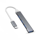 USB-C,Hub,4,fach,port,3,2,kabel,laptop,notebook