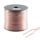 Lautsprecherkabel transparent 0,75 qmm