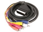 Kabel Scart auf 6x Cinch
