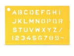 Schriftschablone